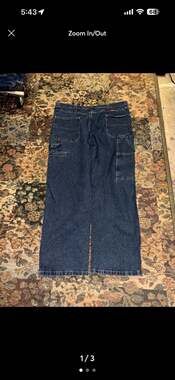 Wrangler Men's Relaxed Fit Carpenter Jeans Dark Wash Denim